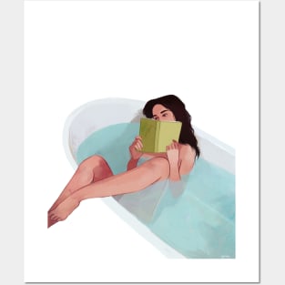 Bathtub self-care Posters and Art